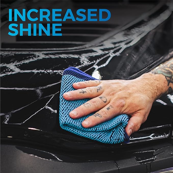 The Rag Company - Ultra Clay Towel - Clay Bar Results in Minutes, Smooth Paint Fast, Enhance Gloss & Wax Bond (12"x12")