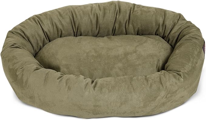 Majestic Pet Villa 32 Inch Shredded Memory Foam Dog Bed for Medium Sized Dog 32x23x7 Inch–Orthopedic Pet Bed - Washable Medium Puppy Mat with Head Support-Azure