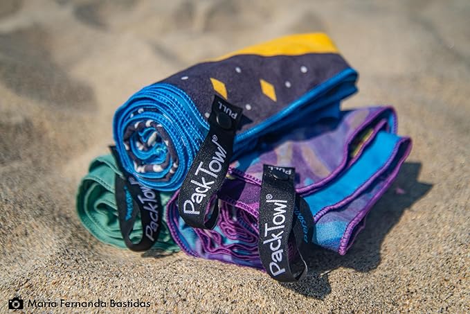 Personal Ultralight Microfiber Camping and Travel Towel, Orca Print, Body