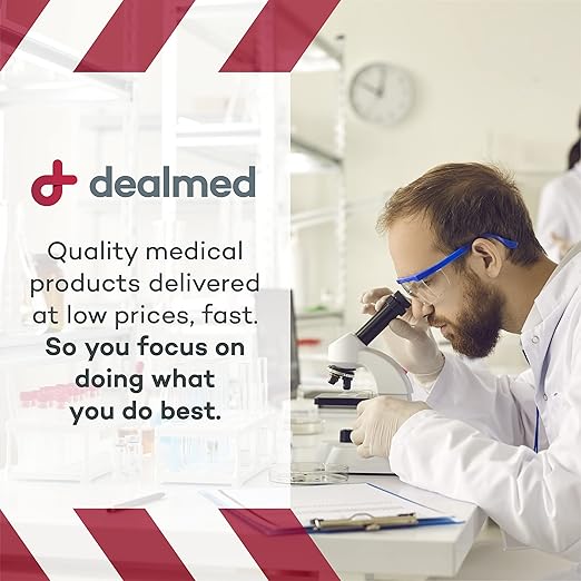 Dealmed Vinyl Exam Protection – 100 ct. Large Medical, Kitchen, Disposable, Non-Irritating Latex Free (Pack of 1)