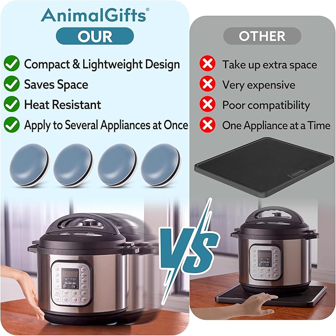 Appliance Sliders for Kitchen 24 PCS Self-Adhesive Small Kitchen Finds Appliance Slider Hacks Easy to MovIing & Space Saving Must Have Home Gadgets Mixer Accessories for Countertop
