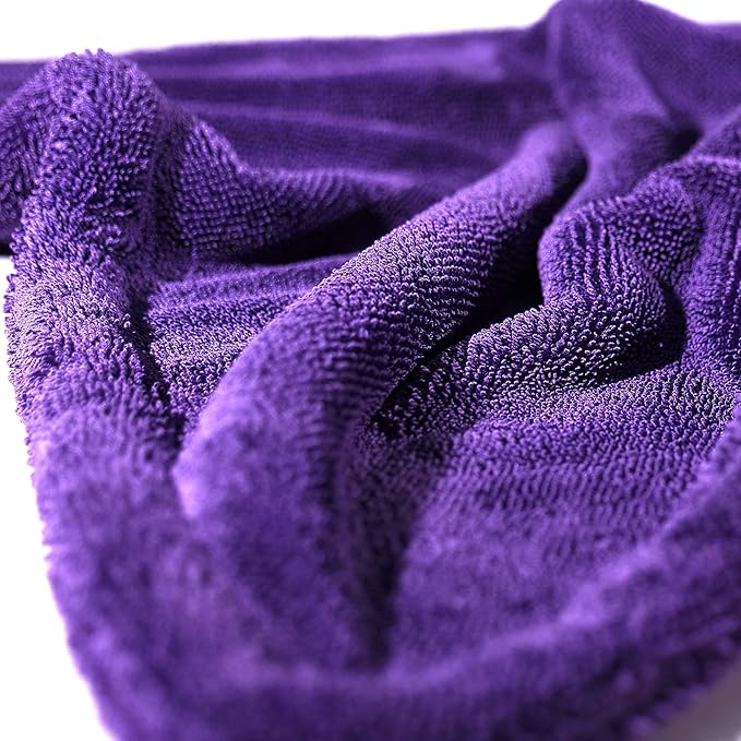 Car Drying Towel, Rinse Free Microfiber Towel for Car Detailing, 1200 GSM, Double Sided, Large Microfiber Towels for Car Drying, Plush Car Wash Towels (6, 24" x 36")
