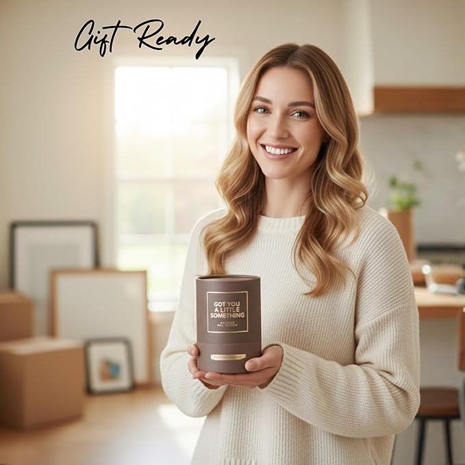 Seinfeld Gifts for Women - Serenity Now Lavender Vanilla Scented Soy Wax Candle | Seinfeld Merch Mothers Day Friendship Relaxation Gifts for Women | Birthday Present Idea for Friends for Home Decor