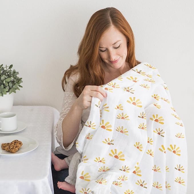 SwaddleDesigns Cotton Muslin Swaddle Blanket, Receiving Blanket for Baby Boys & Girls, Best Registry Gift, 46x46 inches, Fawn