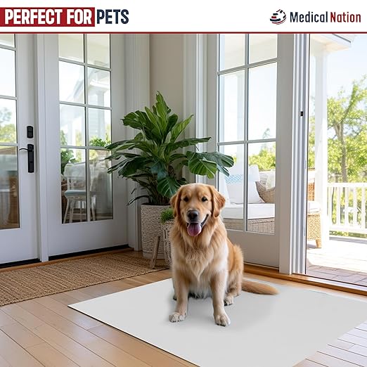 Sticky Mat - 18" x 36" - 120 White Sheets (Pack of 4 Mats - 30 Sheets per Mat) for Clean Rooms, Construction, Medical Facilities, Laboratories, Hospitals and Pets - Tacky Adhesive Mats
