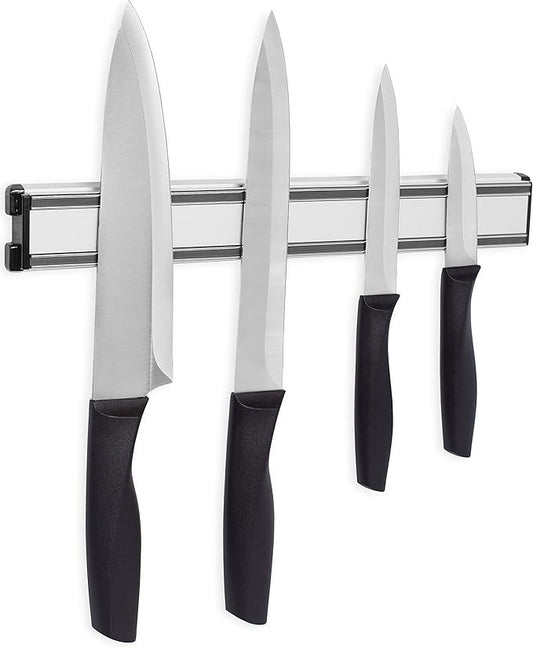 Internet’s Best Magnetic Knife Rack | 12.5 Inch | Knife Storage Bar Strip | Aluminum | Metal Knives, Utensils and Kitchen Sets Holder