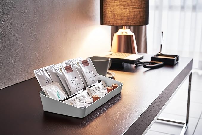 Yamazaki Home Tower Space Saving Vanity Tray - 5.25" X 11.75" - Steel