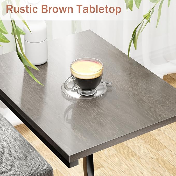 C Shaped End Table Set of 2, Side Table for Couch,Curved Support Legs, Slide Under Couch Table for Sofa, TV Tray Table for Living Room Bedroom（Lvory）