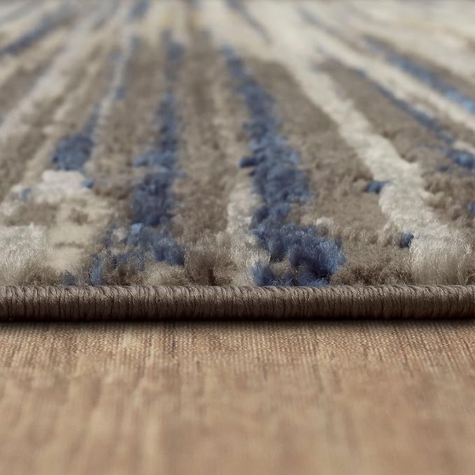 Mohawk Home Nexus Modern Contemporary Abstract Gray 3' 11" x 6' Area Rug Perfect for Living Room, Dining Room, Office