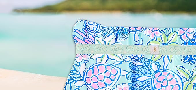 The Darling Effect Beach Towel Set Microfiber Quick Dry Towel Extra Large Sand and Water Resistant Oversized for Pool or Beach Chairs 3 Piece Set with Matching Bag and Stay Put Band