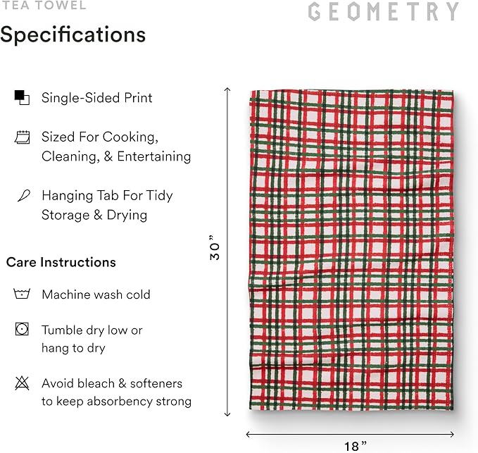 Christmas Kitchen Towels - Quick Dry Microfiber Cloth Dish Towels for Kitchen Drying - Premium Quick Dry Towel 2-Pack Set - Deck The Holls