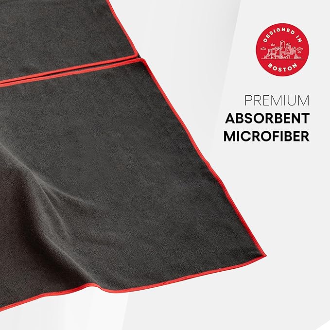 Mat Sweat Towel for the Original Peloton Bike & Bike+ and Cross Training Bike & Bike+, Accessories for Peloton Bike, Washable Mat Towel, Indoor Cycling Floor Mat for Intense Hill Climbs and Workouts