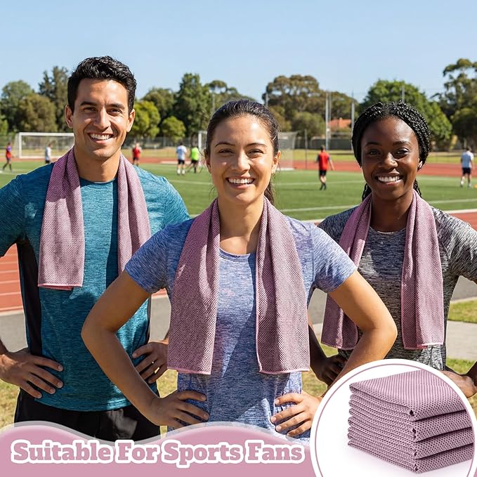 Cooling Towel Bulk - Neck & Face Cool Chilly Towels Microfiber Breathable Sport Sweat Rag for Gym, Yoga, Travel, Camping, Running, Outdoor