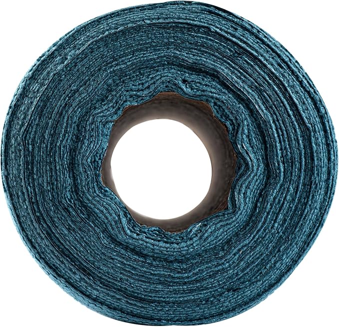 Clean Tek Professional 11.8 x 11.8 Inch Microfiber Towel Rolls, 300 Reusable Towel Rolls - Tear Away, Perforated, Teal Microfiber Cleaning Roll, For All The Cleaning Tasks