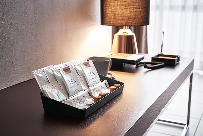 Yamazaki Home Tower Space Saving Vanity Tray - 5.25" X 11.75" - Steel