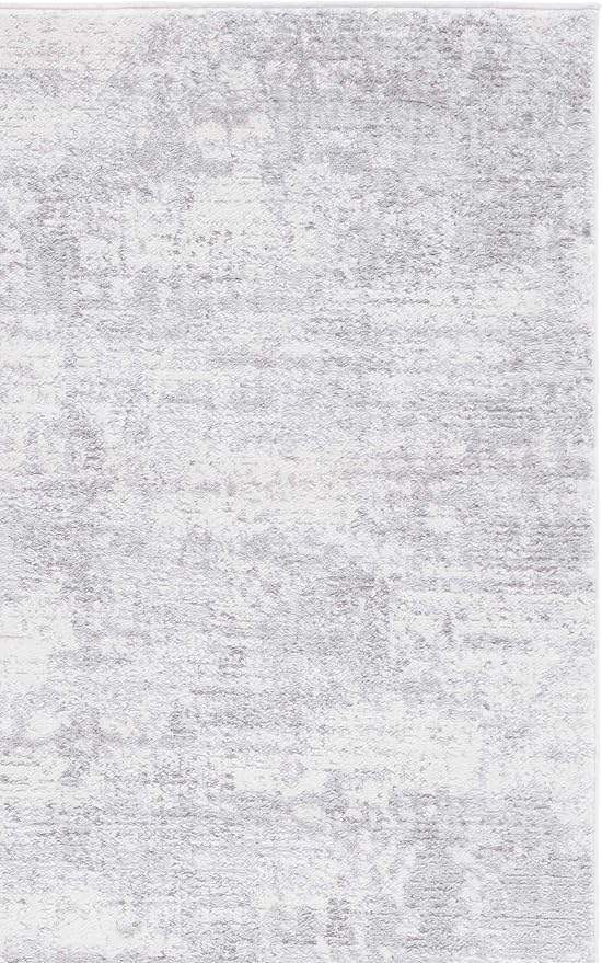SAFAVIEH Amelia Collection Area Rug - 2'2" x 4', Ivory & Light Grey, Modern Abstract Design, Non-Shedding & Easy to Clean, Ideal for Hallway, Foyer, Entryway, Accent Space (ALA700F)