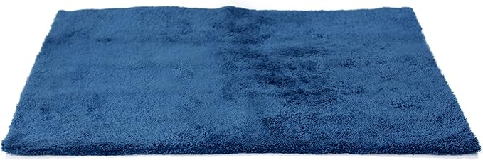 Maxshine 12 Pack Microfiber Towel - 500GSM Ultimate Zero Crazy Edgeless, Dark Blue, 16”x24” (40x60cm) - Rinse-Free, Scratch-Free Professional Drying Towels for Cars - Perfect for Car Detailing