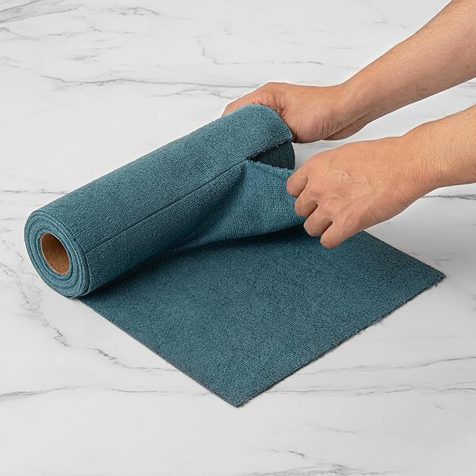 Clean Tek Professional 11.8 x 11.8 Inch Microfiber Towel Rolls, 300 Reusable Towel Rolls - Tear Away, Perforated, Teal Microfiber Cleaning Roll, For All The Cleaning Tasks