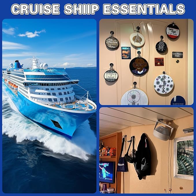 100 Pack Magnetic Hooks, 25lbs Magnet Hooks for Cruise Cabins, Black Strong Magnetic Hooks Heavy Duty, Magnets with Hooks, Metal Magnetic Hook for Hanging, Hook Magnets for Home Decor