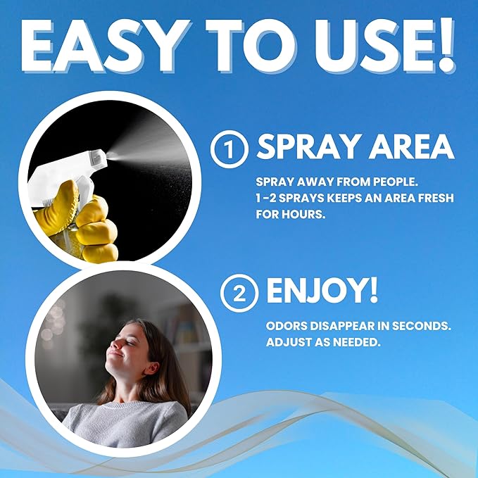 Neutron Industries NI-712 Tiki Beach Odor Eliminator Spray (3 bottles) – Powerful, Long-Lasting Odor Neutralizer – Instant Air Freshener for Home, Car & More – Pint-Sized (16 oz)