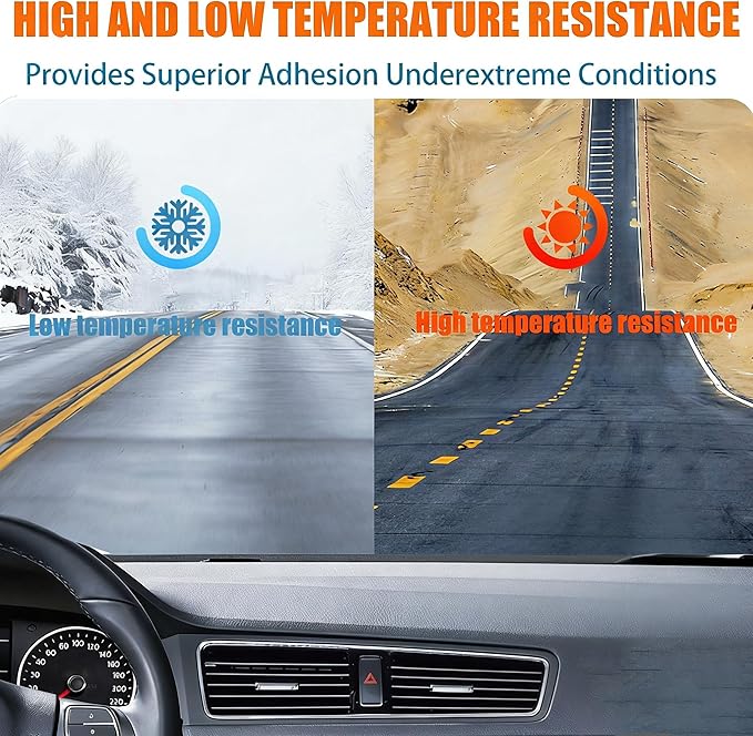 Sticky Adhesive Pads Replacement Mounting Tape, 8pcs 2.83"X1.42" Heat Resistant Sticky Pads, Car Mount Adhesive for Car Magnetic Mount & Ring Holder Base (Rectangular 2.83"x1.42")