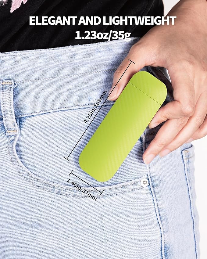 Book Reading Light, Rechargeable Clip on Booklight, Eye Caring 3 Color Temperatures & 5 Brightness Levels, Night Use for Bed, Long Lasting, Reading at Night in Bed, Apple Green