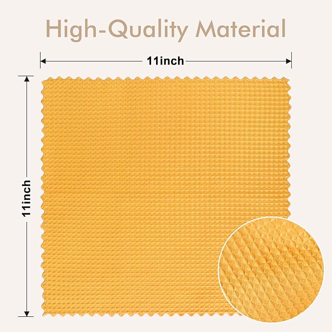 AIDEA Microfiber Cleaning Cloth-12PK, Lint Free Cloth for Glass, Polishing Cleaning Rags, Window Wipes, Kitchen Towels Dishcloths, Microfiber Towels for Car Detailing, Kitchen, Home-11×11"