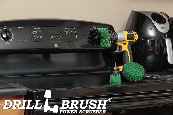 Drill Brush – Drill Brush Attachment – Drill Brush Power Scrubber – Drill Brush Set - Nylon Drill Brush - Drill Brush Scrubber - Drill Brush Cleaner - Grout Drill Brush - Drill Brush Kit