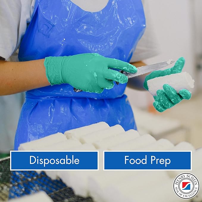 Henry Schein Criterion Chloroprene Exam Gloves - Non-Sterile, Chemical Resistant, Latex-Free, Ambidextrous, Textured Fingers