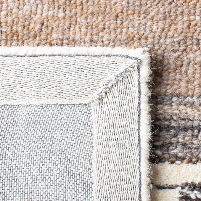 SAFAVIEH Amsterdam Collection 3' Round Terracotta / Multi AMS108D Moroccan Boho Non-Shedding Dining Room Entryway Foyer Living Room Bedroom Area Rug