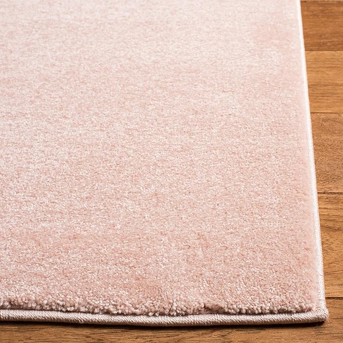 SAFAVIEH Carousel Kids Collection Area Rug - 5'3" x 7'6", Pink & Ivory, Non-Shedding & Easy Care, Ideal for High Traffic Areas for Boys & Girls in Playroom, Nursery, Bedroom (CRK163P)
