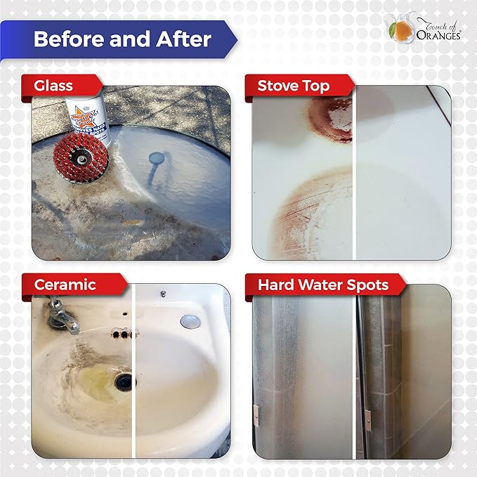 Bring It On Cleaner Drill Brush Attachment Set Three Brushes — Power Scrubber Brush Cleaning Kit — Plus 6 Inch Extension, Use On Grout, Cars, Bathroom Surfaces, Tile, Baseboard, Shower and Tubs