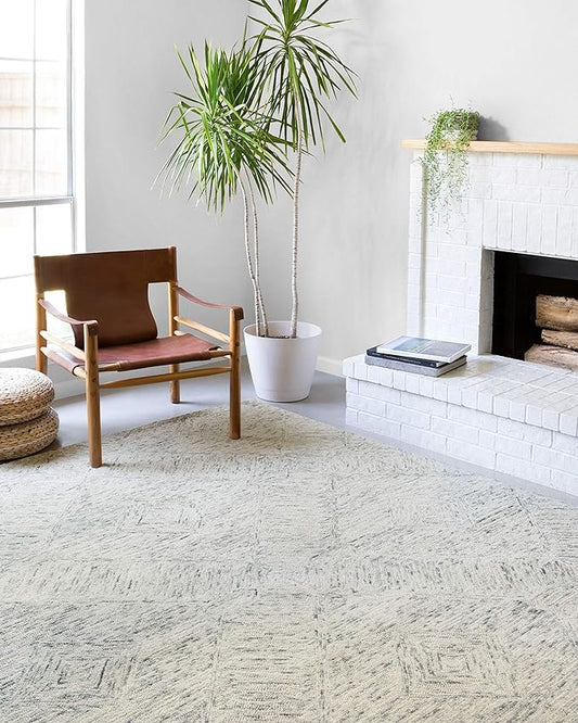 Loloi II Ziva Collection ZV-05 Sky 2'-6" x 9'-9" Runner Rug