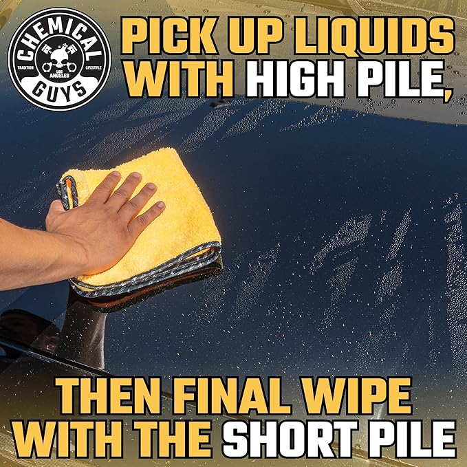 Chemical Guys ACC503 Mr. Sprayer Pressure Atomizer & Pump Sprayer (50 oz Bottle) + CWS209 Swift Wipe Sprayable Waterless Car Wash, 128 fl oz + MIC_506_12 Microfiber Towels, Gold (16"x16") 12 Pack