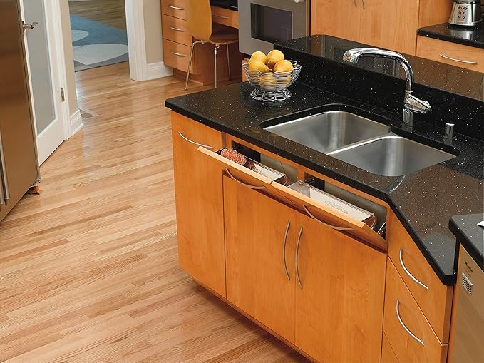 Rev-A-Shelf - 6541-11-52 - 11-1/4 in. Stainless Tip Out Sink Front Tray