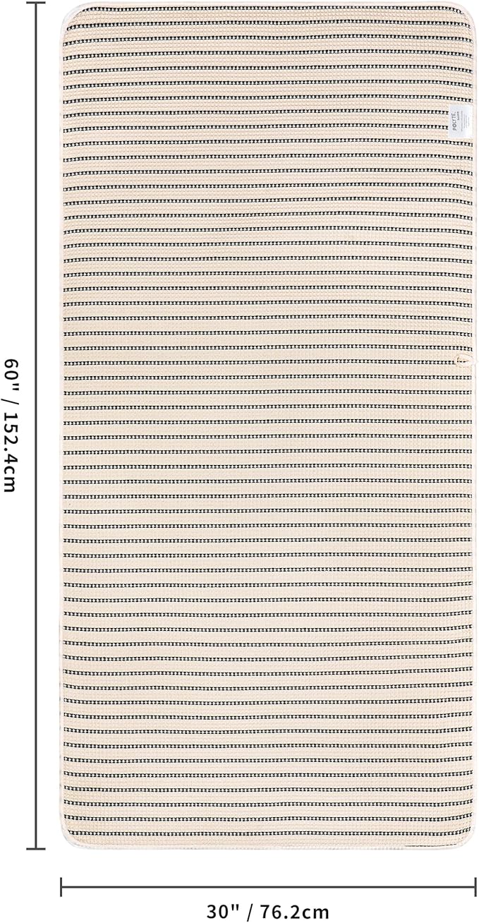 430 GSM Microfiber Oversize Quick Dry Lint Free Bath Towel, 60 x 30 in, 4 Pack (Waffle Weave)