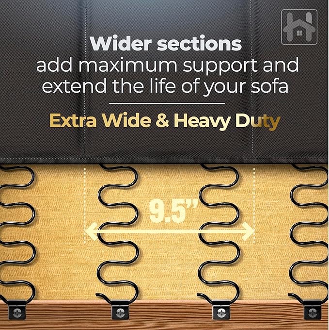 XXL Heavy Duty Couch Cushion Support (25" × 68") – Foldable, Moisture Resistant Couch Board to Fix Sagging Seats – Reinforced, Breathable, Universal Fit