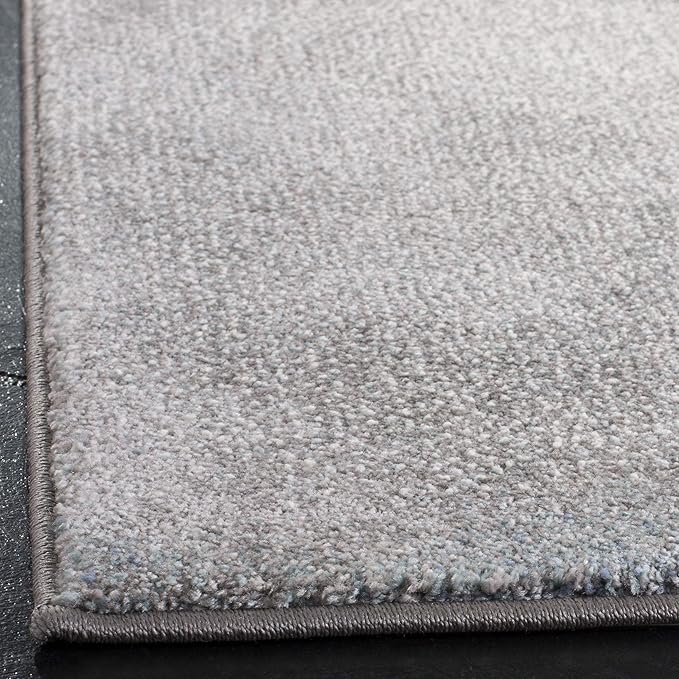 SAFAVIEH Galaxy Collection Area Rug - 12' Square, Blue & Grey, Modern Abstract Design, Non-Shedding & Easy Care, Ideal for High Traffic Areas in Living Room, Bedroom (GAL117M)
