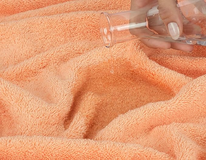 American Soft Linen 100% Cotton 600 GSM Turkish 40x80 Oversized Bath Towel Sheet, Extra Large Adult Towels for Bathroom, Malibu Peach Bath Sheet