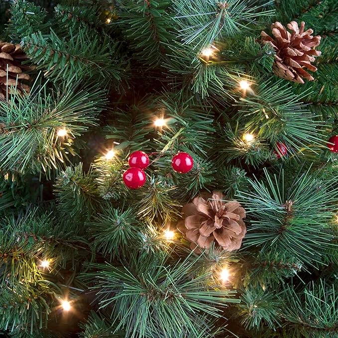 Dazzle Bright Christmas Mini String Lights, 2 Pack 100 Count Incandescent Waterproof Lights Plug in, Connectable Christmas Decorations for Indoor Outdoor Home Party Garden Yard, Warm White