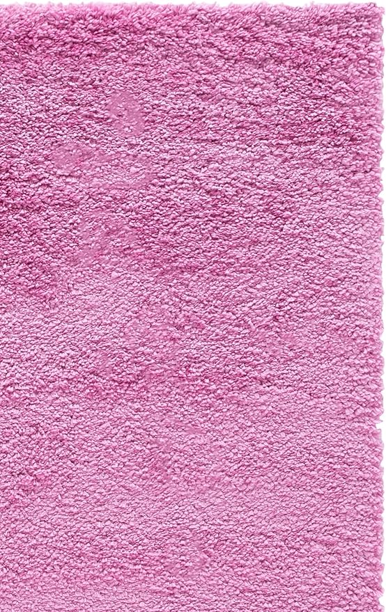 SAFAVIEH Fontana Shag Collection Runner - 2'3" x 6', Pink, Solid Pattern, Non-Shedding & Easy Care, 2-inch Thick, Ideal for The Living Room, Dining, Bedroom (FNT800U)