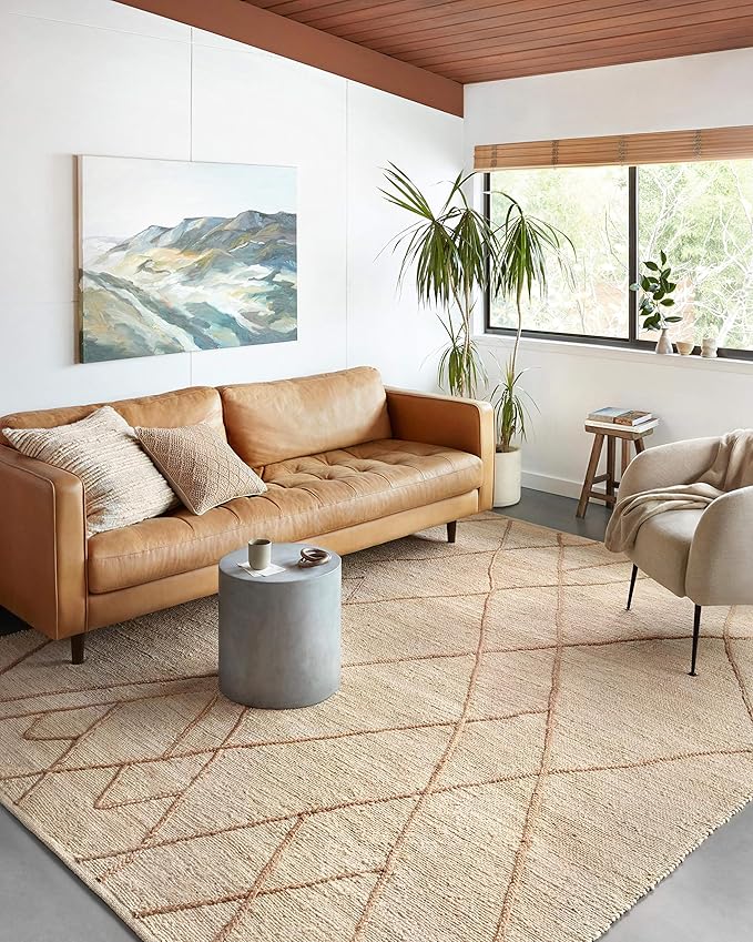 Loloi Bodhi Collection BOD-01 Ivory/Natural 2'-3" x 3'-9" Accent Rug
