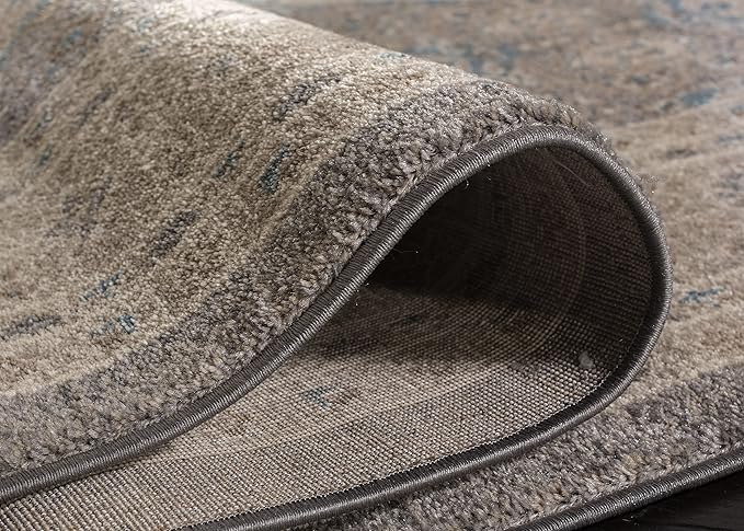 SAFAVIEH Sofia Collection Area Rug - 10' x 14', Light Grey & Beige, Vintage Oriental Distressed Design, Non-Shedding & Easy Care, Ideal for High Traffic Areas in Living Room, Bedroom (SOF366B)