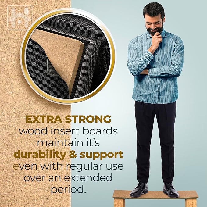XXL Heavy Duty Couch Cushion Support (25" × 68") – Foldable, Moisture Resistant Couch Board to Fix Sagging Seats – Reinforced, Breathable, Universal Fit