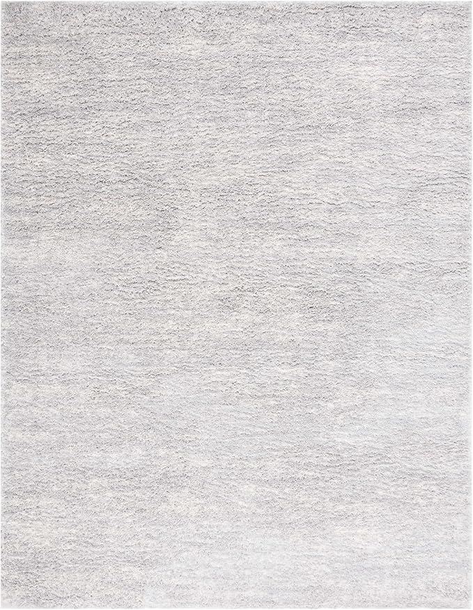 SAFAVIEH Berber Shag Collection Area Rug - 11' x 15', Grey & Ivory, Modern Design, Non-Shedding & Easy Care, 1.2-inch Thick, Ideal for The Living Room, Bedroom, Dining Room (BER563G-1115)