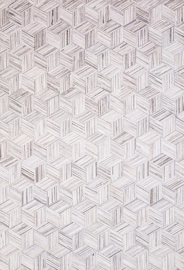 Loloi Maddox Collection MAD-07 Lt Grey/Ivory 2'-6" x 7'-6" Runner Rug