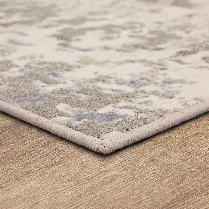 Mohawk Home Helena Abstract Ikat Beige 2' 1" x 5' Area Rug Perfect for Kitchen, Living Room, Dining Room
