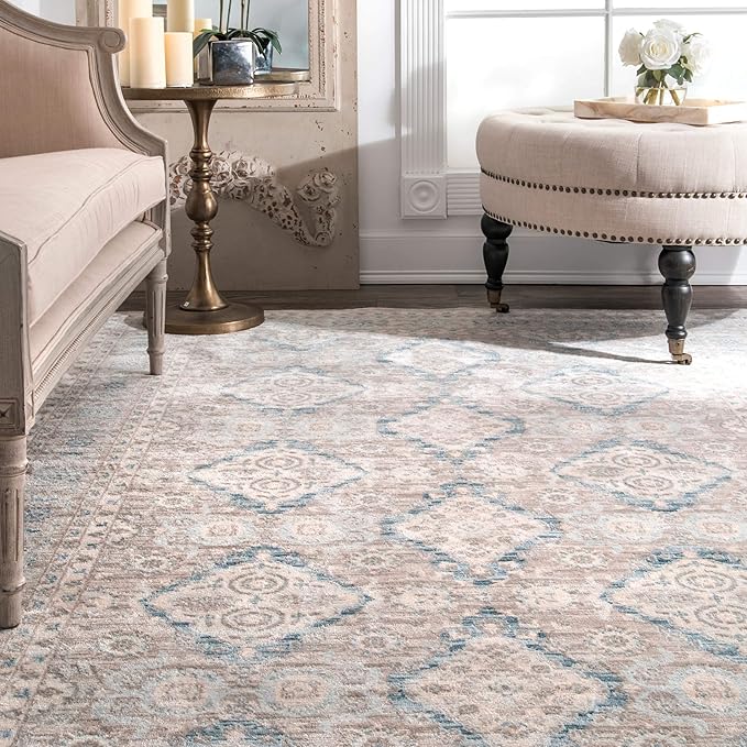 nuLOOM Vintage Sherell Accent Rug, 3x5, Taupe
