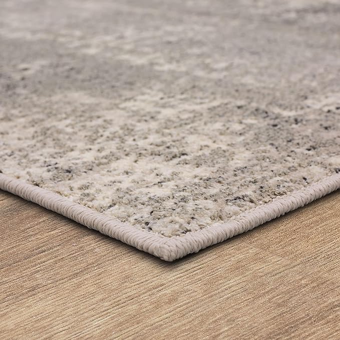Mohawk Home Billingsley Modern Abstract Beige 2' 1" x 5' Area Rug Perfect for Kitchen, Living Room, Dining Room