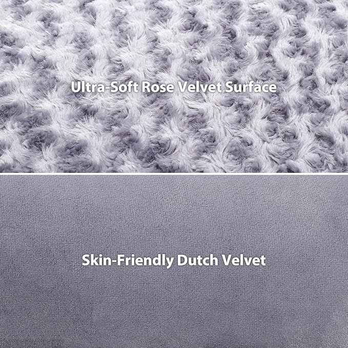 MIHIKK Orthopedic Dog Couch Bed Deluxe Plush L-Shaped with Waterproof Lining Bolster Dog Sleeping Sofa with Removable Washable Cover & Nonskid Bottom Pet Bed for Small Medium Large Jumbo Dogs, Gray